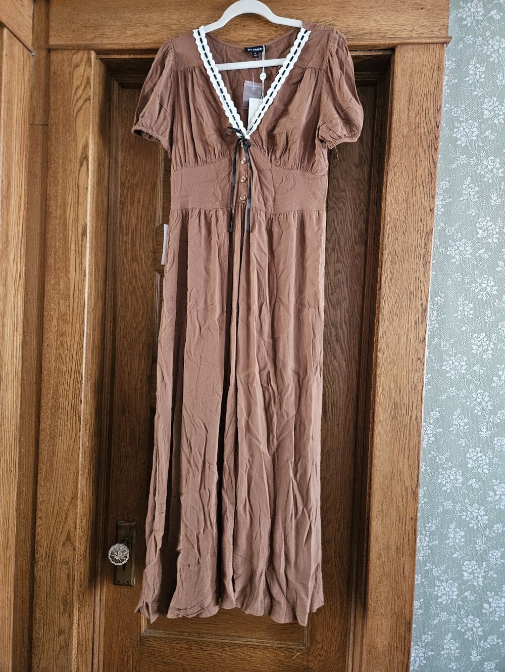 NEW WITH TAGS Brown Midi Dress